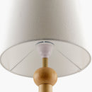 Modern European furniture - Wood Veneer Linen Table Lamp  - www.oroatrade.com