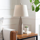 Contract furniture - Weathered Gray Accent Table Lamp - www.oroatrade.com