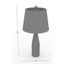 Contract furniture - Weathered Gray Accent Table Lamp - www.oroatrade.com