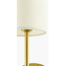Contract furniture - Cylindrical White Linen Wall Lamp - www.oroatrade.com