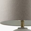 Contract furniture - Cream Ceramic Accent Table Lamp - www.oroatrade.com