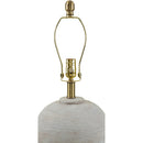 Contract furniture - Cream Ceramic Accent Table Lamp - www.oroatrade.com
