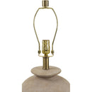 Contract furniture - Rounded Cream Accent Table Lamp - www.oroatrade.com