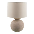 Contract furniture - Rounded Cream Accent Table Lamp - www.oroatrade.com