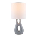 Hospitality furniture -Textured Gray Accent Table Lamp - www.oroatrade.com