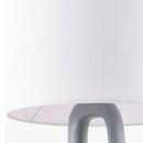 Hospitality furniture - Textured Gray Accent Table Lamp - www.oroatrade.com