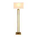 Hospitality furniture - White Linen Gold Floor Lamp - www.oroatrade.com