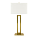 Hospitality furniture - White Linen Gold Table Lamp - www.oroatrade.com