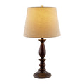 Contract furniture - Linen Wood Veneer Table Lamp - www.oroatrade.com
