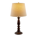 Contract furniture - Linen Wood Veneer Table Lamp - www.oroatrade.com