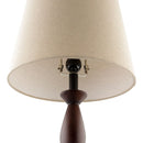Contract furniture - Linen Wood Veneer Table Lamp - www.oroatrade.com