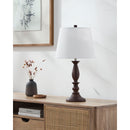Contract furniture - Linen Wood Veneer Table Lamp - www.oroatrade.com