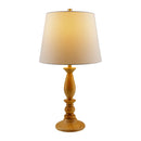 Contract furniture - Linen Wood Veneer Table Lamp - www.oroatrade.com