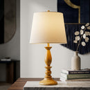 Contract furniture - Linen Wood Veneer Table Lamp - www.oroatrade.com