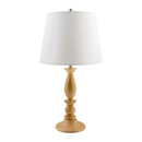 Contract furniture - Linen Wood Veneer Table Lamp - www.oroatrade.com