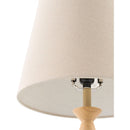 Contract furniture - Linen Wood Veneer Table Lamp - www.oroatrade.com