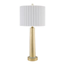 Contract furniture -  Fluted White Cotton Table Lamp - www.oroatrade.com