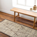 Hospitality furniture - Gray Hand-Knotted Wool Table Runner - www.oroatrade.com