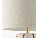 Modern European furniture - Line Painted Ceramic Table Lamp - www.oroatrade.com