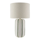 Modern European furniture - Line Painted Ceramic Table Lamp - www.oroatrade.com
