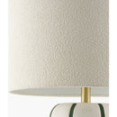 Modern European furniture - Line Painted Ceramic Table Lamp - www.oroatrade.com