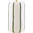 Modern European furniture - Scalloped White Linen Table Lamp - www.oroatrade.com