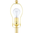 Modern European furniture - Lined Ceramic Linen Table Lamp - www.oroatrade.com