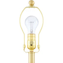 Modern European furniture - Lined Ceramic Linen Table Lamp - www.oroatrade.com