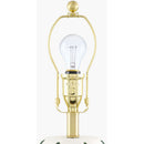 Modern European furniture - Ceramic Scalloped Linen Table Lamp - www.oroatrade.com