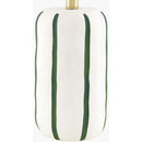 Modern European furniture - Ceramic Scalloped Linen Table Lamp - www.oroatrade.com