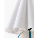 Modern European furniture - Lined Round Ceramic Table Lamp - www.oroatrade.com