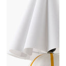 Modern European furniture - Lined Round Ceramic Table Lamp - www.oroatrade.com
