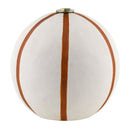 Modern European furniture - Lined Round Ceramic Table Lamp - www.oroatrade.com