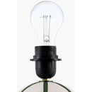 Modern European furniture - Lined Round Ceramic Table Lamp - www.oroatrade.com