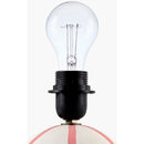 Modern European furniture - Round Lined Ceramic Table Lamp - www.oroatrade.com
