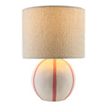 Modern European furniture - Round Lined Ceramic Table Lamp - www.oroatrade.com