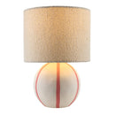 Modern European furniture - Round Lined Ceramic Table Lamp - www.oroatrade.com