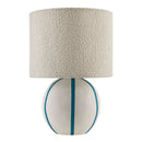 Modern European furniture - Round Lined Ceramic Table Lamp - www.oroatrade.com