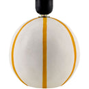 Modern European furniture - Round Lined Ceramic Table Lamp - www.oroatrade.com
