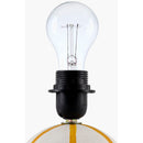Modern European furniture - Round Lined Ceramic Table Lamp - www.oroatrade.com