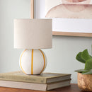 Modern European furniture - Round Lined Ceramic Table Lamp - www.oroatrade.com