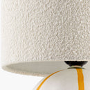 Modern European furniture - Round Lined Ceramic Table Lamp - www.oroatrade.com