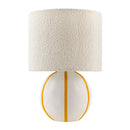 Modern European furniture - Round Lined Ceramic Table Lamp - www.oroatrade.com