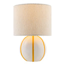 Modern European furniture - Round Lined Ceramic Table Lamp - www.oroatrade.com