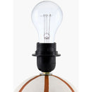 Modern European furniture - Round Lined Ceramic Table Lamp - www.oroatrade.com