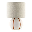 Modern European furniture - Round Lined Ceramic Table Lamp - www.oroatrade.com