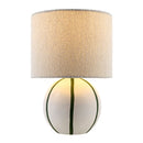 Modern European furniture - Round Lined Ceramic Table Lamp - www.oroatrade.com
