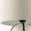 Modern European furniture - Round Lined Ceramic Table Lamp - www.oroatrade.com