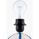 Modern European furniture - Round Lined Ceramic Table Lamp - www.oroatrade.com