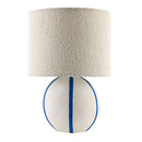 Modern European furniture - Round Lined Ceramic Table Lamp - www.oroatrade.com